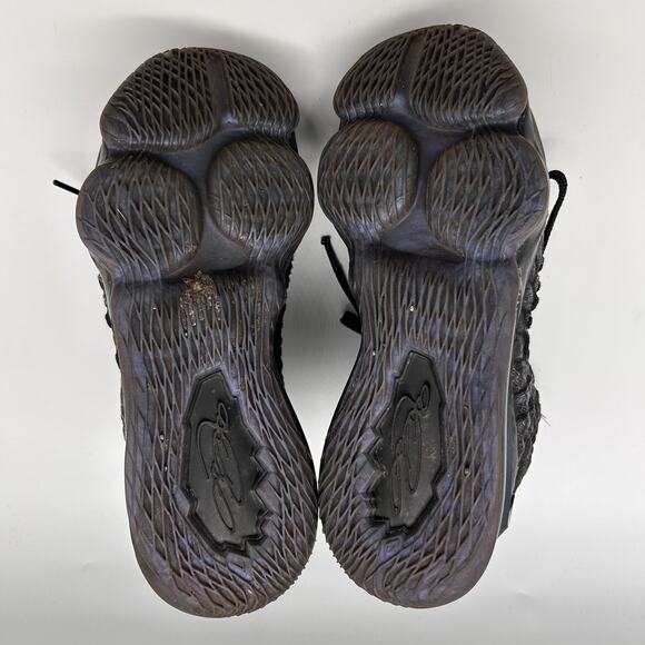 Nike LeBron 17 Shoes Mens Size 7.5 Global Currency Basketball Knit BQ3177-001 - Picture 7 of 9